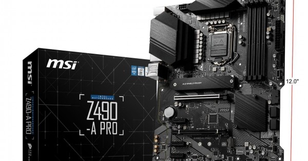 MSI PRO Z490-A PRO LGA 1200 Intel Z490 SATA 6Gb/s ATX Intel