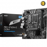 MSI PRO B760M-E DDR4, micro ATX Motherboard- LGA 1700, DDR4 Memory