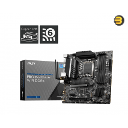 MSI PRO B660M-A WIFI DDR4 LGA 1700 Intel B660 SATA 6Gb/s ATX Intel Motherboard