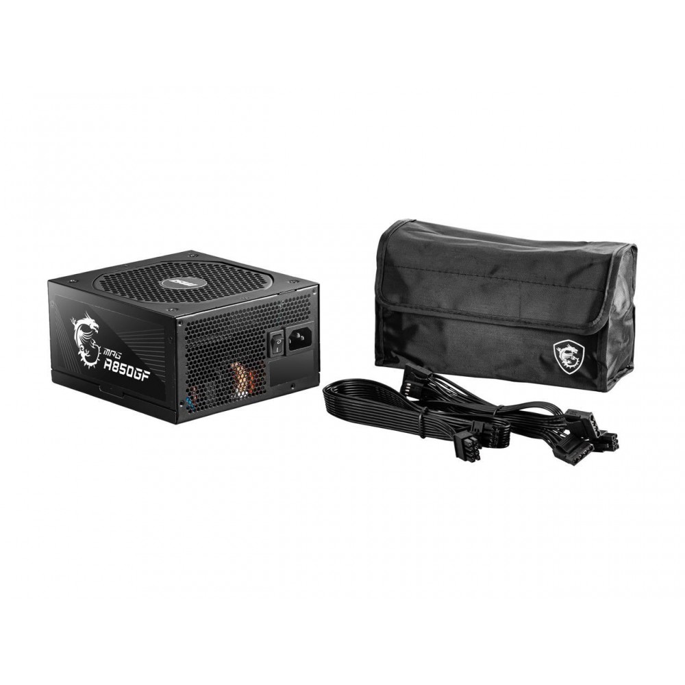 MSI MPG A850GF 850W ATX 80 PLUS GOLD Certified Full Modular Active PFC