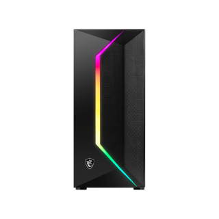 MSI MAG VAMPIRIC 100R Mid Tower Gaming Computer Case (1x120mm ARGB  1x120mm BLACK) 306-7G07R15-809