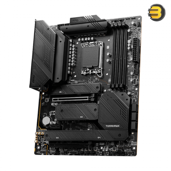 MSI MAG Z790 TOMAHAWK WIFI DDR4 Motherboard, ATX - Supports Intel 12th and 13th Gen Core Processors, LGA 1700 - 90A SPS VRM, DDR4 Memory Boost 5333+MHz/OC, PCIe 5.0 and 4.0 x16, 4 x M.2 Gen4, Wi -Fi 6E