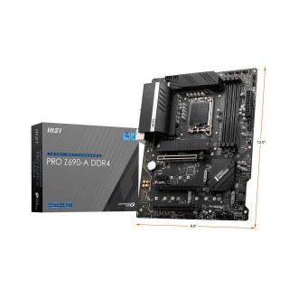 MSI PRO Z690-A DDR4 LGA 1700 Intel Z690 SATA 6Gb/s ATX Intel Motherboard