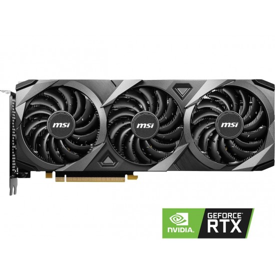 MSI RTX 3060 Ventus 3X 12G OC 12GB 192-Bit GDDR6 PCI Express 4.0 HDCP Ready Video Card