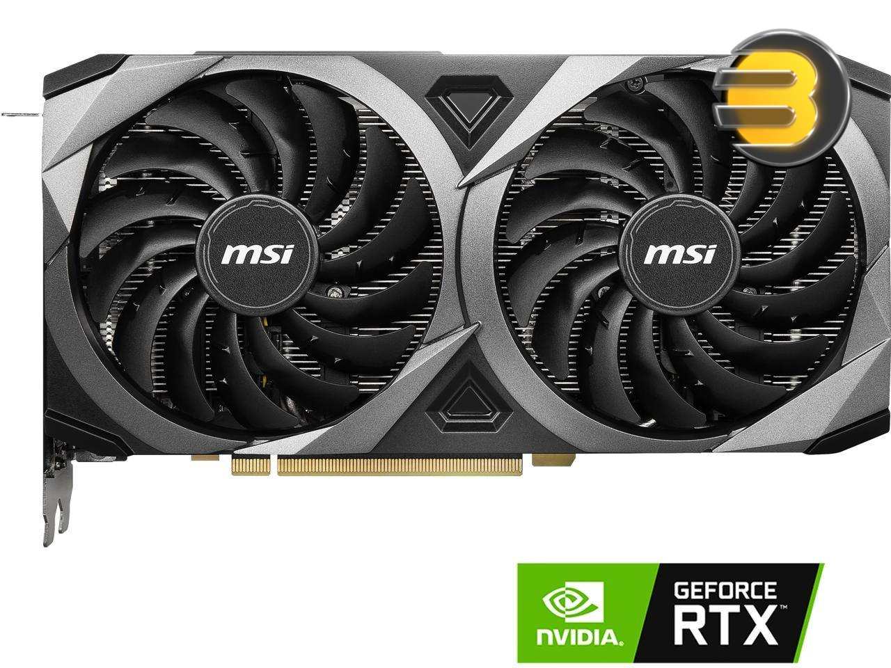 msi geforce rtx 3070 ventus 2x oc 8gb ddr6