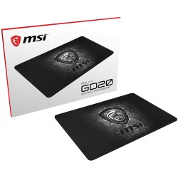 MSI Agility Gd20 Gaming Ultra-Smooth Low-Friction Textile Surface Non-Slip Natural Rubber Base 5mm Thick Gaming Mouse Pad