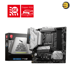 MSI MAG B760M MORTAR WIFI DDR4 Motherboard, Micro-ATX -  LGA 1700, DDR4 Memory