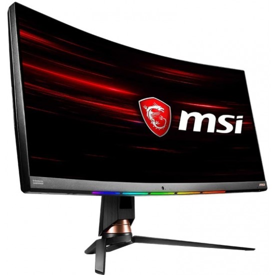 MSI Non-Glare Ultra Wide 21: 9 Aspect ratio 3440 X 1440 (Uwqhd) 144Hz Refresh Rate 1ms HDR 400 3K Resolution 34" Freesync Curved Gaming Monitor (OPTIX MPG341CQR),Black