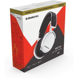 SteelSeries Arctis 7 - Lossless Wireless Gaming Headset with DTS Headphone: X v2.0 Surround - For PC and PlayStation 4 - White