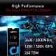 addlink S72 1TB SSD QLC NVMe PCIe 3x4 M.2 2280 Internal Solid State Drive Read 3,400MB/s/Write 2,000MB/s