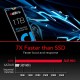 addlink S72 1TB SSD QLC NVMe PCIe 3x4 M.2 2280 Internal Solid State Drive Read 3,400MB/s/Write 2,000MB/s