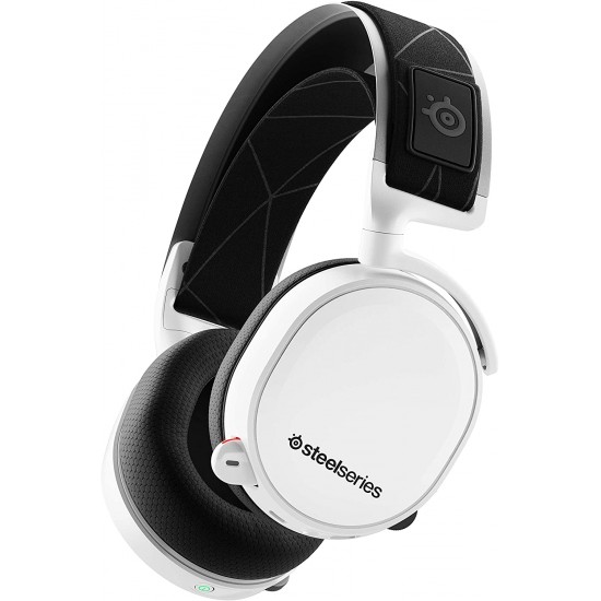 SteelSeries Arctis 7 - Lossless Wireless Gaming Headset with DTS Headphone: X v2.0 Surround - For PC and PlayStation 4 - White