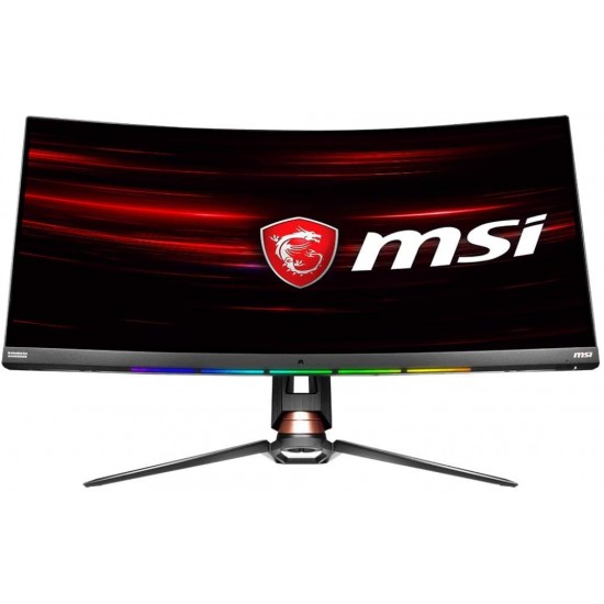 MSI Non-Glare Ultra Wide 21: 9 Aspect ratio 3440 X 1440 (Uwqhd) 144Hz Refresh Rate 1ms HDR 400 3K Resolution 34" Freesync Curved Gaming Monitor (OPTIX MPG341CQR),Black