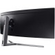 Samsung 49-Inch CHG90 144Hz Curved Gaming Monitor (LC49HG90DMNXZA) – Super Ultrawide Screen QLED Computer Monitor, 3840 x 1080p Resolution, 1ms Response, FreeSync 2 with HDR