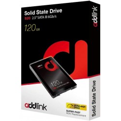 addlink S20 3D NAND SSD 120GB SATAIII 6Gb/s 2.5-inch/7mm Internal Solid State Drive with Read 510MB/s Write 400MB/s (3D NAND 120GB)