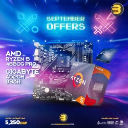 AMD RYZEN 5 4650G PRO + GIGABYTE A520M DS3H