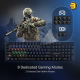 Redragon K608 Valheim LED Rainbow Backlit Gaming Keyboard, 104 Keys NKRO Mechanical Keyboard