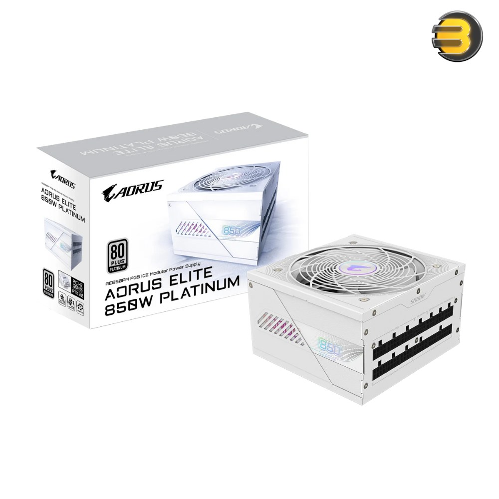AORUS ELITE P850W 80+ Platinum Full Modular PCIe 5.0 ICE — ATX 3.0