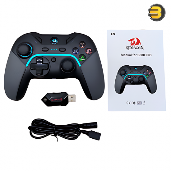 Redragon HARROW PRO 2.4G Wireless Gamepad Controller G808-PRO