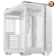 ASUS TUF Gaming GT502 White ATX Mid-Tower Computer Case,Front Panel RGB Button,USB 3.2 Type-C,2x USB 3.0 Ports,Tool-free Side Panel,ARGB Hub, 360mm and 280mm Radiator compatible, Fabric Handle on top.