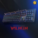 Redragon K608 Valheim LED Rainbow Backlit Gaming Keyboard, 104 Keys NKRO Mechanical Keyboard