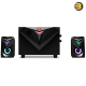 Redragon GS700 Toccata RGB 2.1 Gaming Subwoofer Speakers  Aux 3.5mm Stereo Surround Heavy Bass sound loudspeakers