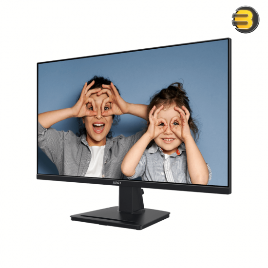 MSI PRO MP275 27-inch IPS 1920 x 1080 (FHD) Computer Monitor, 100Hz, Free-Synch, HDMI, VGA Port, VESA Mountable, Tilt, Speaker, 1ms, Black