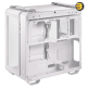 ASUS TUF Gaming GT502 White ATX Mid-Tower Computer Case,Front Panel RGB Button,USB 3.2 Type-C,2x USB 3.0 Ports,Tool-free Side Panel,ARGB Hub, 360mm and 280mm Radiator compatible, Fabric Handle on top.