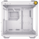 ASUS TUF Gaming GT502 White ATX Mid-Tower Computer Case,Front Panel RGB Button,USB 3.2 Type-C,2x USB 3.0 Ports,Tool-free Side Panel,ARGB Hub, 360mm and 280mm Radiator compatible, Fabric Handle on top.