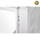 ASUS TUF Gaming GT502 White ATX Mid-Tower Computer Case,Front Panel RGB Button,USB 3.2 Type-C,2x USB 3.0 Ports,Tool-free Side Panel,ARGB Hub, 360mm and 280mm Radiator compatible, Fabric Handle on top.