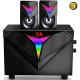 Redragon GS700 Toccata RGB 2.1 Gaming Subwoofer Speakers  Aux 3.5mm Stereo Surround Heavy Bass sound loudspeakers