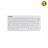 Meetion K400 Mini White Wired Keyboard – UV-Printed Keycaps, 12 Multimedia Shortcuts, Silent Keys, Plug & Play