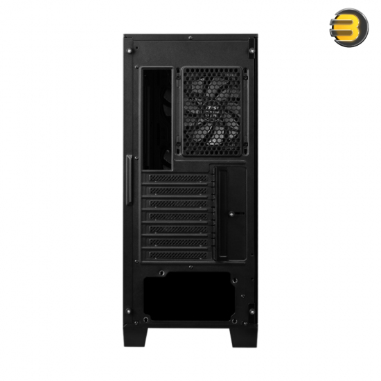 MSI MAG FORGE 321R AIRFLOW Mid-Tower Case — ATX/mATX/ITX Support, Tempered Glass, 4x 120mm ARGB Fans (3 Front, 1 Rear), USB-C 3.2 Gen2x2, 2x USB 3.2 Gen1, GPU 390mm, CPU Cooler 160mm, 360mm Radiator Support, 7 Expansion Slots MSI MAG FORGE 321R AIRFLOW Mid-Tower Case — ATX/mATX/ITX Support, Tempered Glass, 4x 120mm ARGB Fans (3 Front, 1 Rear), USB-C 3.2 Gen2x2, 2x USB 3.2 Gen1, GPU 390mm, CPU Cooler 160mm, 360mm Radiator Support, 7 Expansion Slots