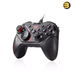 Redragon G710 RIFT Wired Gaming Controller — Dual Vibration Motors, Rapid Trigger, Ergonomic Design, 4 Programmable Keys, Customizable Macros, Adjustable Joystick Heights – Compatible with PC, Android, Nintendo Switch