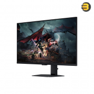 Samsung Odyssey G50D 32 Inch QHD Fast IPS 180Hz 1ms Gaming Monitor — DisplayHDR 400, G‑SYNC Compatible/FreeSync Premium, HDMI 2.0 + DP 1.2, height‑adjustable stand, VESA 100×100