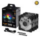 ASUS TUF Gaming TR120 ARGB Reverse Triple Pack — 28mm Extra-Thick Frame, 2.75mmH2O Static Pressure, 76.3 CFM Airflow, Ultra-Quiet 29 dB(A), Double-Layer Addressable RGB LEDs, Aura Sync Compatible