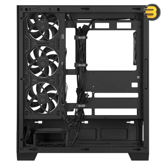 ASUS A31 PLUS Mid Tower ATX Case Black — Tempered Glass Front & Side Panels, 4x 120mm ARGB Fans Pre-installed, Support for Hidden-Connector Motherboards, Up to 360mm Radiator & 380mm GPU, USB 3.2 Gen2x2 Type-C ASUS A31 PLUS Mid Tower ATX Case Black — Tempered Glass Front & Side Panels, 4x 120mm ARGB Fans Pre-installed, Support for Hidden-Connector Motherboards, Up to 360mm Radiator & 380mm GPU, USB 3.2 Gen2x2 Type-C