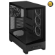 ASUS A31 PLUS Mid Tower ATX Case Black — Tempered Glass Front & Side Panels, 4x 120mm ARGB Fans Pre-installed, Support for Hidden-Connector Motherboards, Up to 360mm Radiator & 380mm GPU, USB 3.2 Gen2x2 Type-C ASUS A31 PLUS Mid Tower ATX Case Black — Tempered Glass Front & Side Panels, 4x 120mm ARGB Fans Pre-installed, Support for Hidden-Connector Motherboards, Up to 360mm Radiator & 380mm GPU, USB 3.2 Gen2x2 Type-C