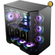 MSI MAG PANO 100L PZ Mid-Tower Case — ABS/SPCC, 270° Panoramic Glass, ATX/mATX/ITX Support (Regular & Back-Connect), GPU up to 380mm, CPU Cooler 166mm, USB 3.2 Gen2x2 Type-C, 8 Slots, 3x 120/140mm Top Fans, 2x 2.5"/3.5" Bays MSI MAG PANO 100L PZ Mid-Tower Case — ABS/SPCC, 270° Panoramic Glass, ATX/mATX/ITX Support (Regular & Back-Connect), GPU up to 380mm, CPU Cooler 166mm, USB 3.2 Gen2x2 Type-C, 8 Slots, 3x 120/140mm Top Fans, 2x 2.5"/3.5" Bays