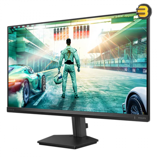 Philips Evnia 27M2N3500UK/69 27 inch QHD Fast IPS gaming monitor with 320Hz refresh, 0.3ms Smart MBR, Smart Sniper and TÜV certified circular polarization technology