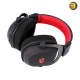 Redragon H510 PRO Zeus Pro triple-mode gaming headset in black with virtual 7.1 surround sound, 2.4GHz/Bluetooth/USB-C connectivity, detachable ANC boom mic and RGB earcup lighting