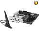 ASUS B860M MAX GAMING AX micro-ATX motherboard with LGA 1851 socket, PCIe 5.0 x16 SafeSlot, 3 M.2 slots, DDR5 8666+ support and Wi-Fi 6 connectivity