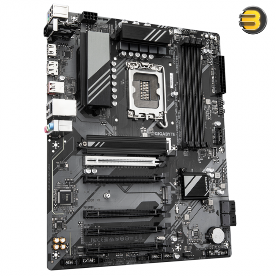 GIGABYTE B760 DS3H WIFI6E GEN5 ATX LGA1700 DDR5 Motherboard GIGABYTE B760 DS3H WIFI6E GEN5 ATX motherboard with LGA1700 socket, DDR5 slots, Wi-Fi 6E and PCIe 5.0 support