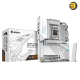 GIGABYTE X870E AORUS ELITE X3D-ICE ATX AM5 DDR5 Motherboard GIGABYTE X870E AORUS ELITE X3D-ICE ATX motherboard with AM5 socket, DDR5 slots, USB4 ports, Wi-Fi 7 and white ICE design