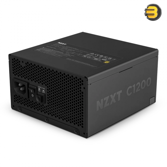NZXT C1200 Gold ATX 3.1 1200W Fully Modular Power Supply NZXT C1200 Gold ATX 3.1 1200W fully modular power supply with 100% Japanese capacitors, 135mm FDB PWM fan, Zero RPM mode, and native PCIe 5.1 12V-2x6 connector