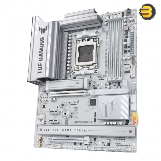 ASUS TUF GAMING B850-PRO WIFI7 W/NEO ATX Motherboard ASUS TUF GAMING B850-PRO WIFI7 W/NEO ATX motherboard with AM5 socket, DDR5 slots, Wi-Fi 7, PCIe 5.0 and built-in clock generator