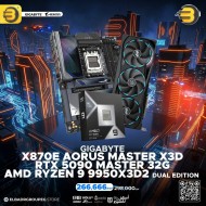 AMD Ryzen 9 9950X3D2 Dual Edition + GIGABYTE X870E AORUS MASTER X3D + RTX 5090 MASTER 32GB Bundle