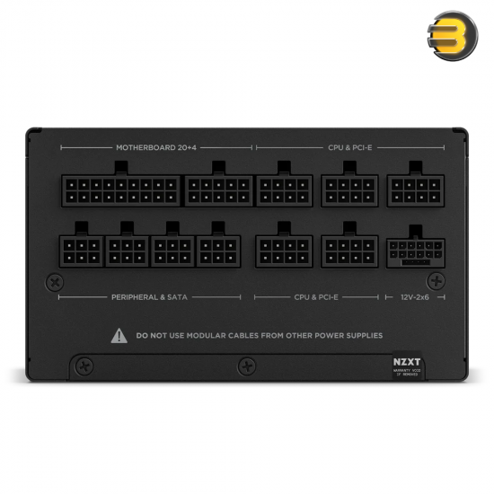 NZXT C1200 Gold ATX 3.1 1200W Fully Modular Power Supply NZXT C1200 Gold ATX 3.1 1200W fully modular power supply with 100% Japanese capacitors, 135mm FDB PWM fan, Zero RPM mode, and native PCIe 5.1 12V-2x6 connector