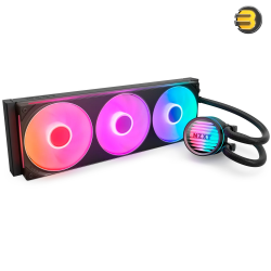 NZXT Kraken Core 360 RGB AIO Liquid CPU Cooler – 360mm Radiator & Single-Frame Fan