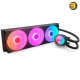 NZXT Kraken Core 360 RGB AIO liquid CPU cooler in matte black with copper cold plate, 19-LED RGB pump cap, and included F360 RGB Core single-frame fan